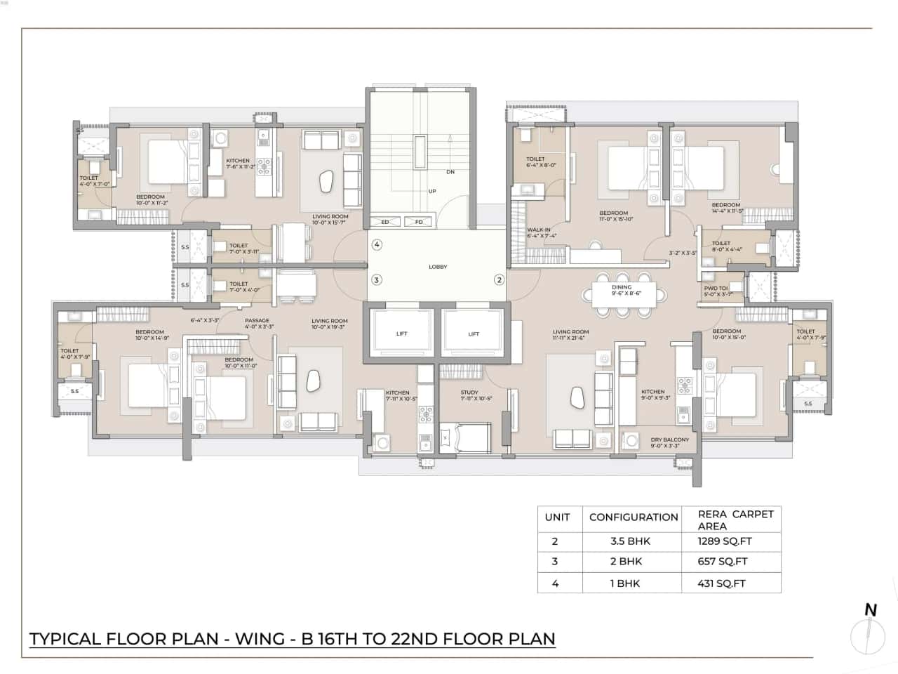Arkade Aspire Floor plan 2