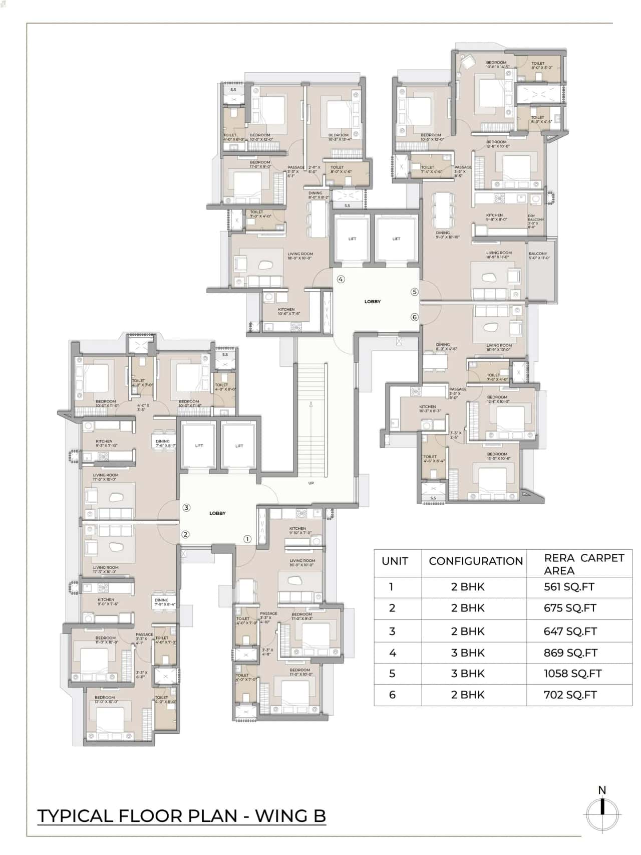 Arkade Aspire Floor plan 3