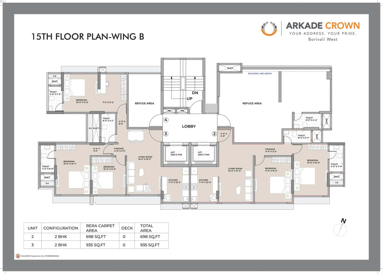 Arkade Crown Floor plan 3
