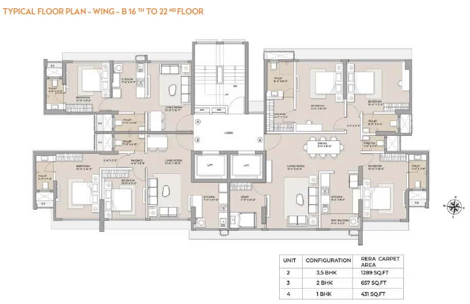 Arkade Crown Floor plan 2