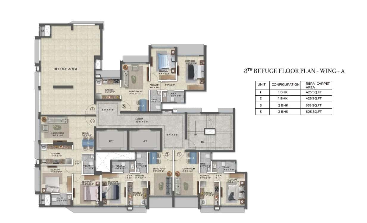 Arkade Prime Floor plan 1