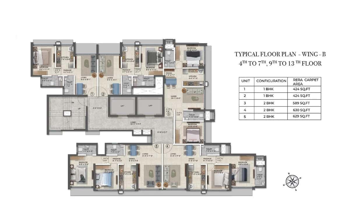 Arkade Prime Floor plan 4