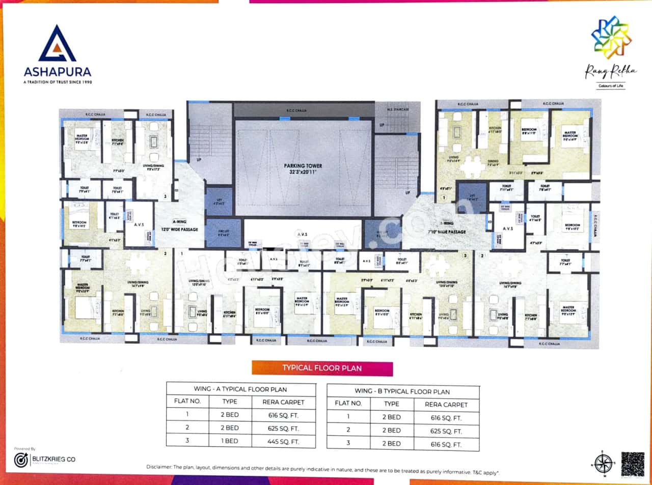 Ashapura Rang Rekha Floor plan 1