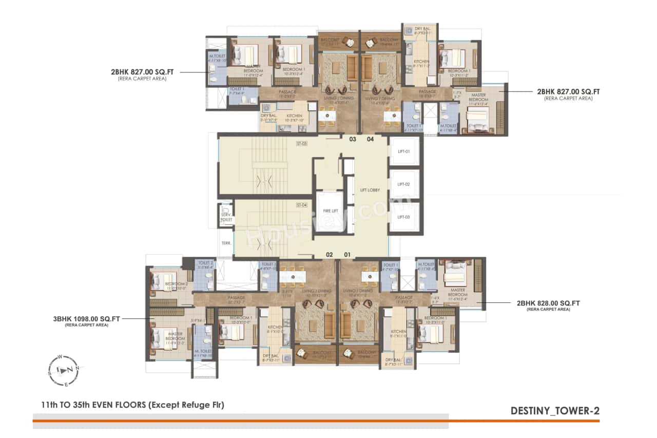 Asmi Legacy Floor plan 2