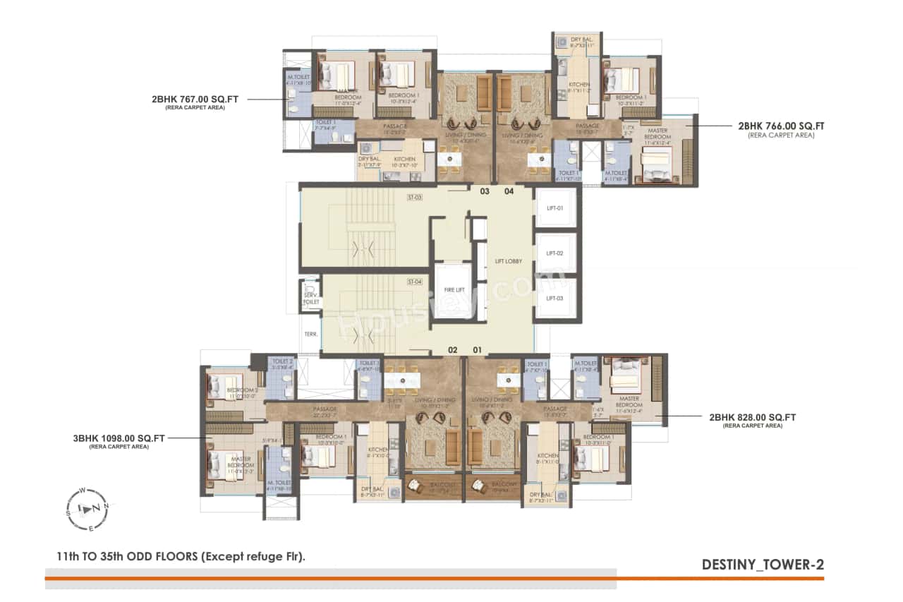 Asmi Legacy Floor plan 5
