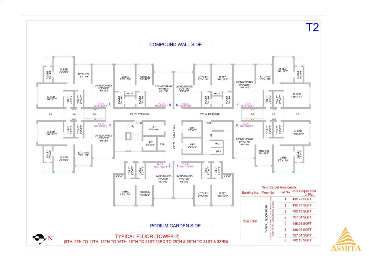 Asmita Grand Maison Floor plan 2