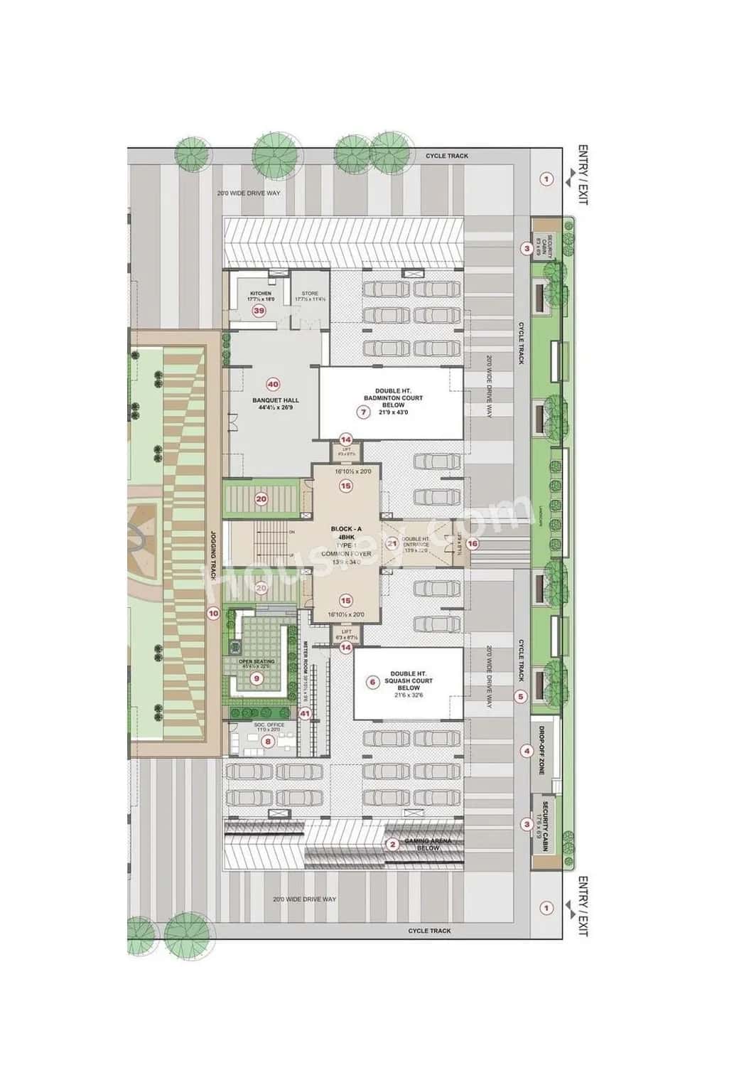 Atishay Shivalay Asteria Floor plan 1