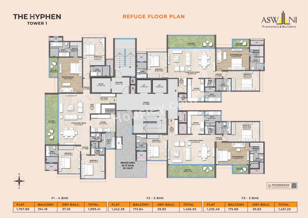 Aswani The Hyphen Floor plan 1