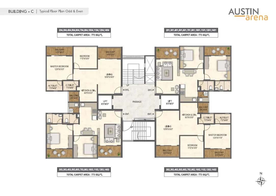 Austin Arena Floor plan 4