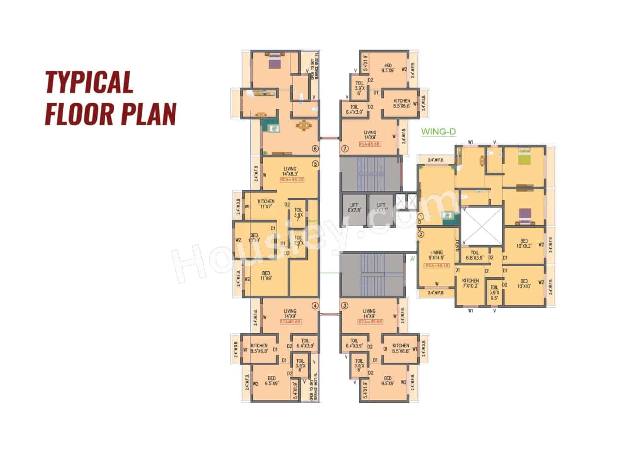 AV Infinity Floor plan 1