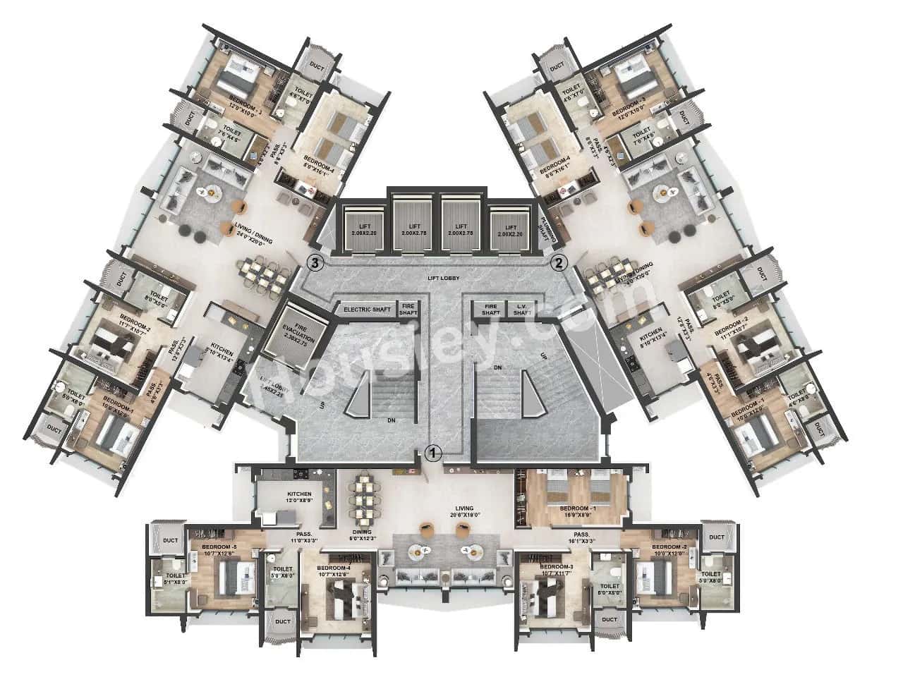 Avalon Residency Floor plan 2