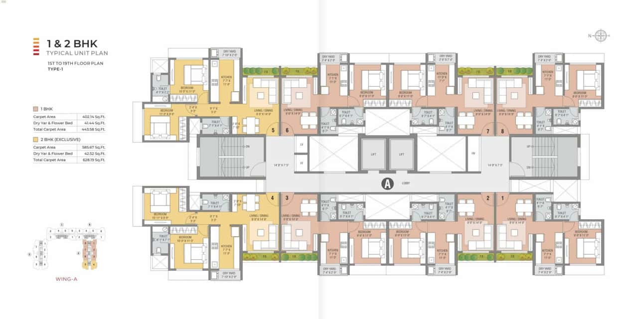 Bachraj Legend Floor plan 1
