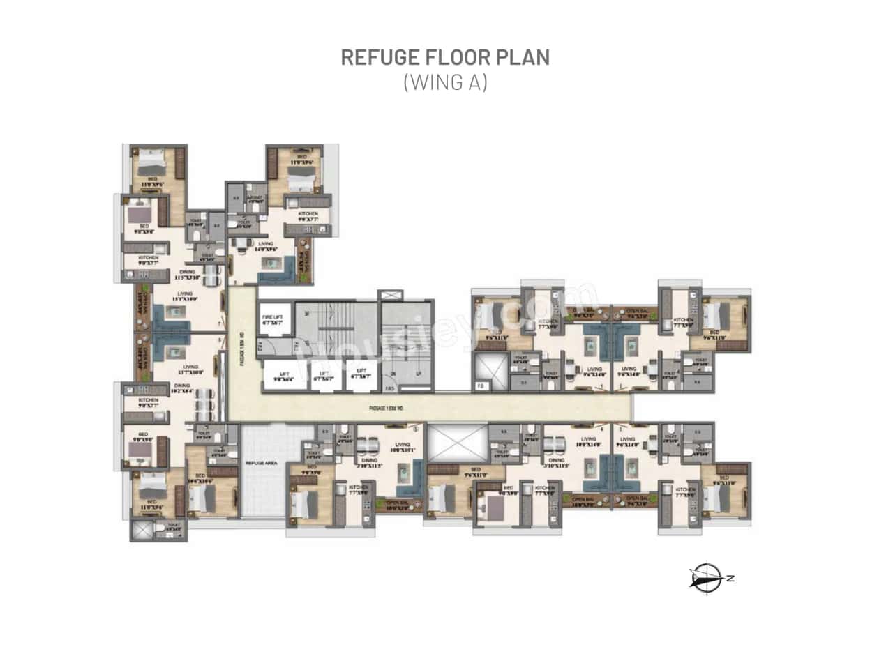Balaji Sarvoday Floor plan 1