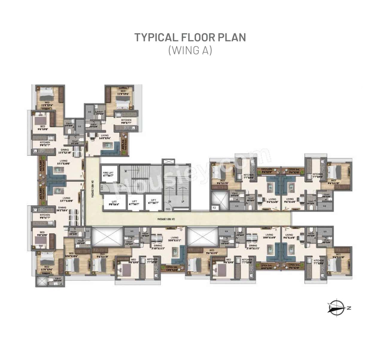 Balaji Sarvoday Floor plan 4