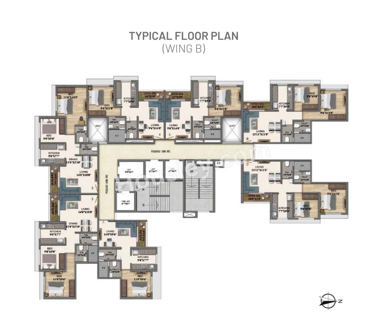 Balaji Sarvoday Floor plan 3