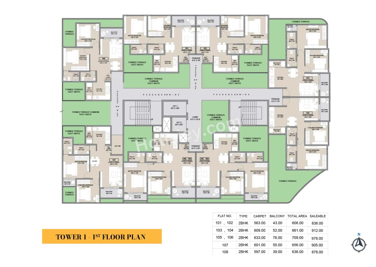 Belmont Skyverse Floor plan 1