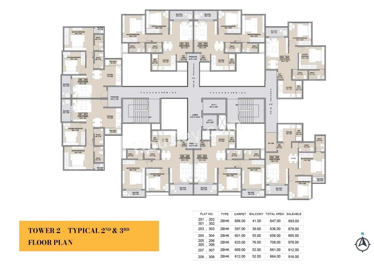 Belmont Skyverse Floor plan 6