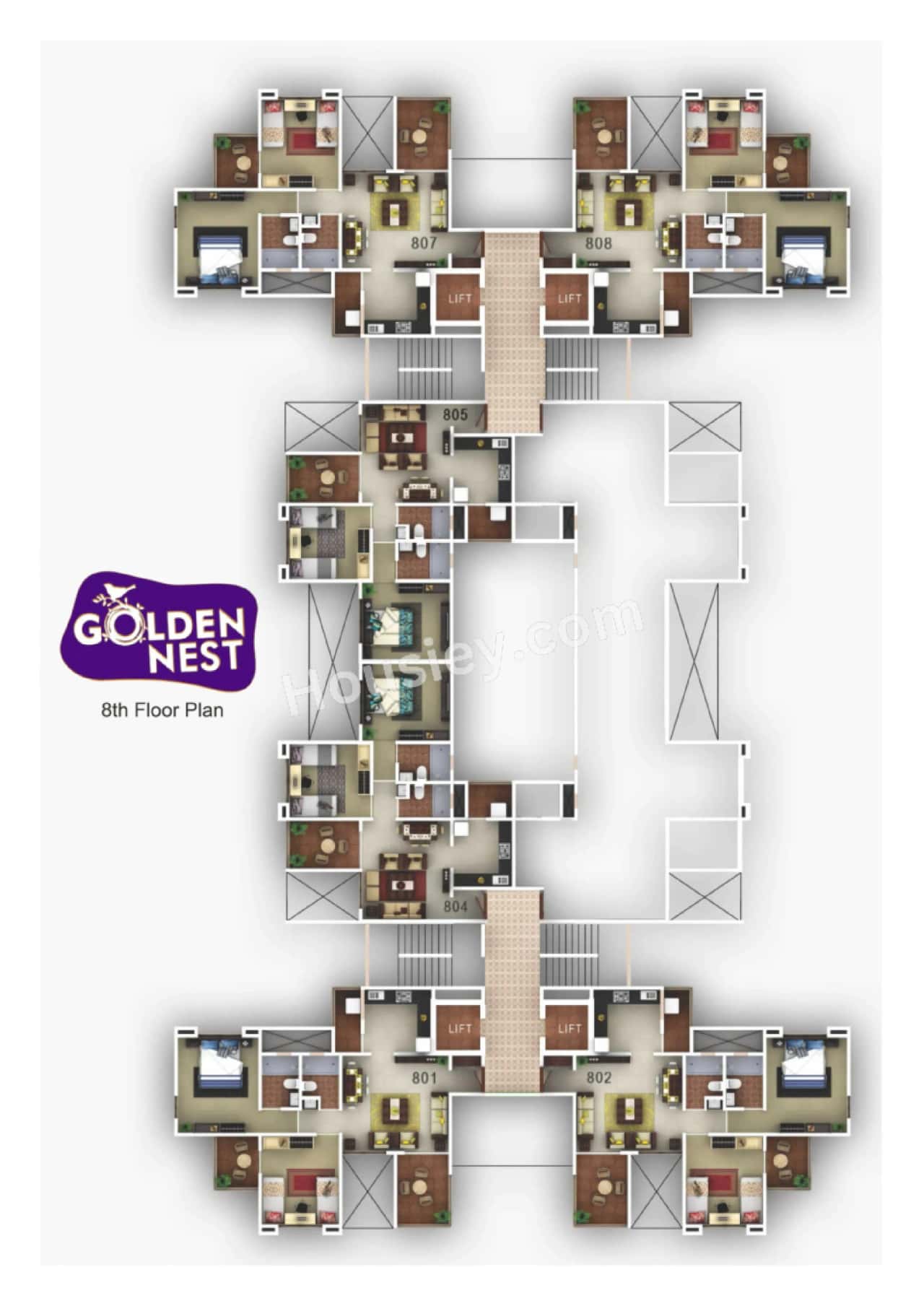 Bhagwat Pardeshi Golden Nest Floor plan 2