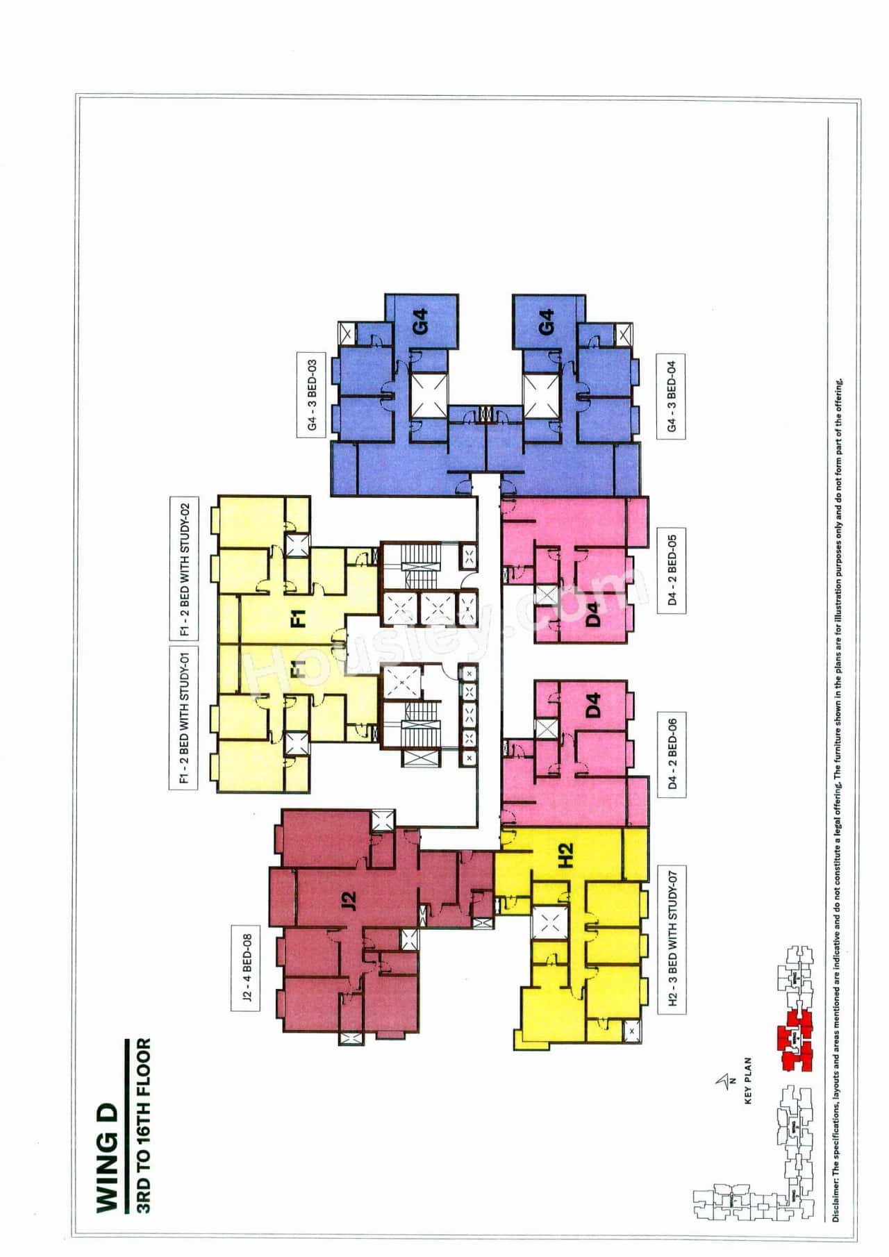 Bhartiya City Nikoo Homes 6 Floor plan 4