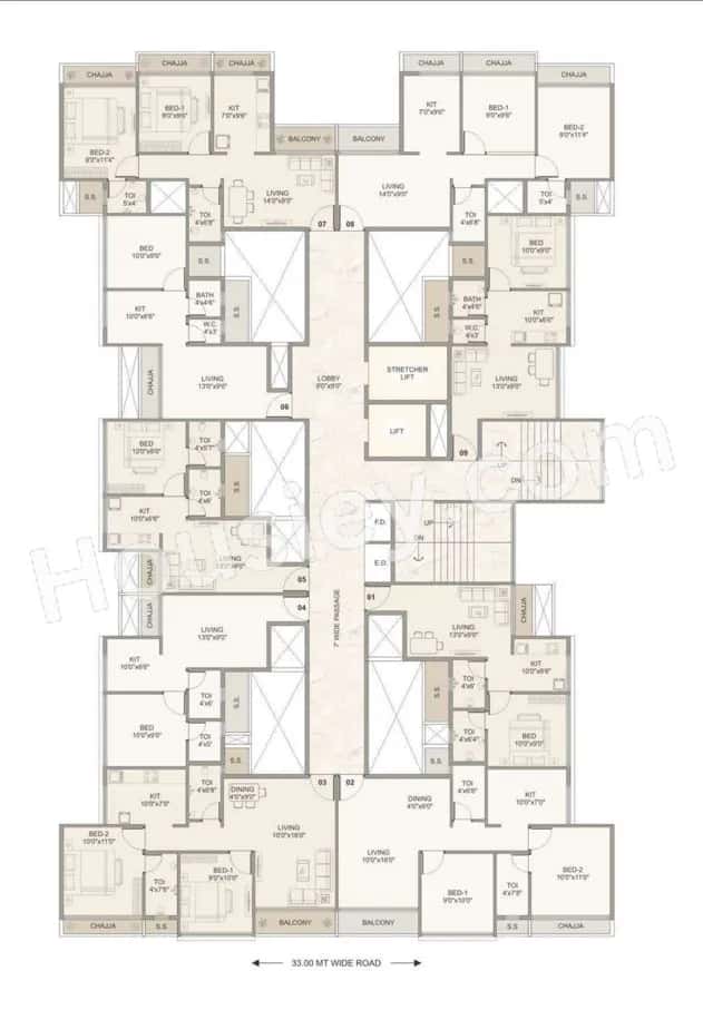 Bhaveshwar Valencia Floor plan 1
