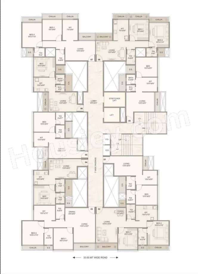 Bhaveshwar Valencia Floor plan 5