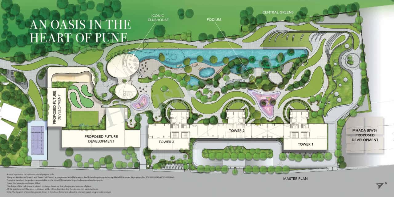 Sagitarius Bluegrass Residences Master Plan