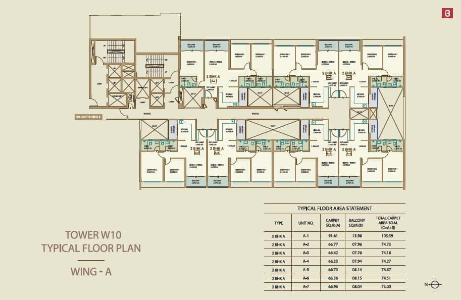 Bramha The Collection Floor plan 5
