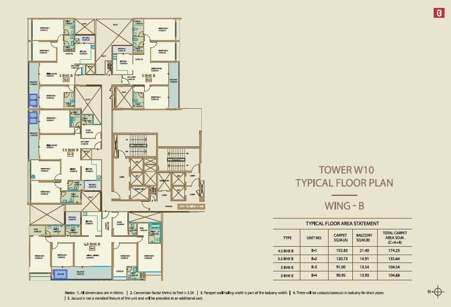 Bramha The Collection Floor plan 6