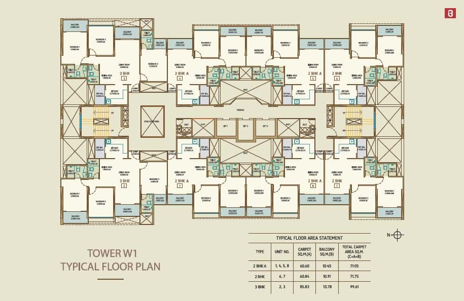 Bramha The Collection Floor plan 2