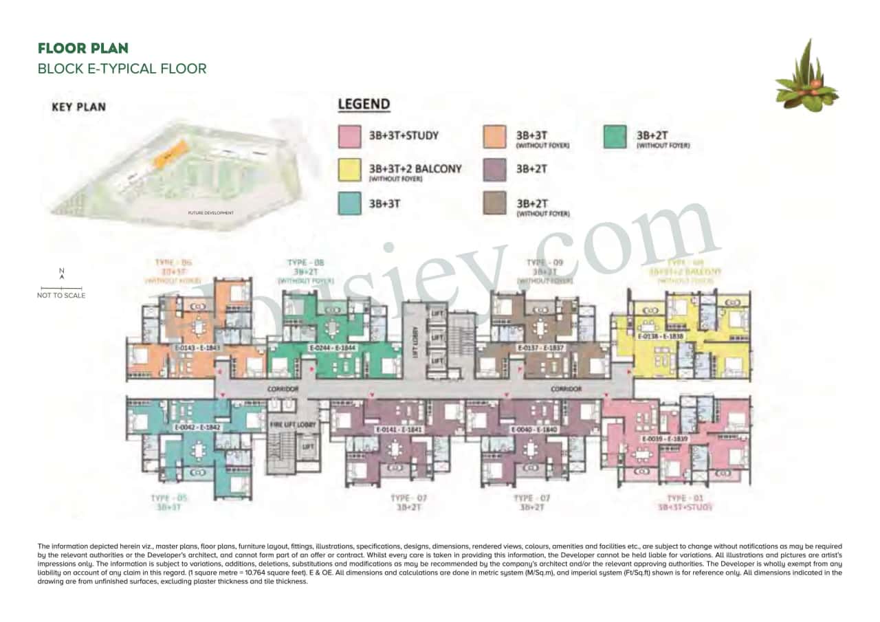Brigade Calista Floor plan 1