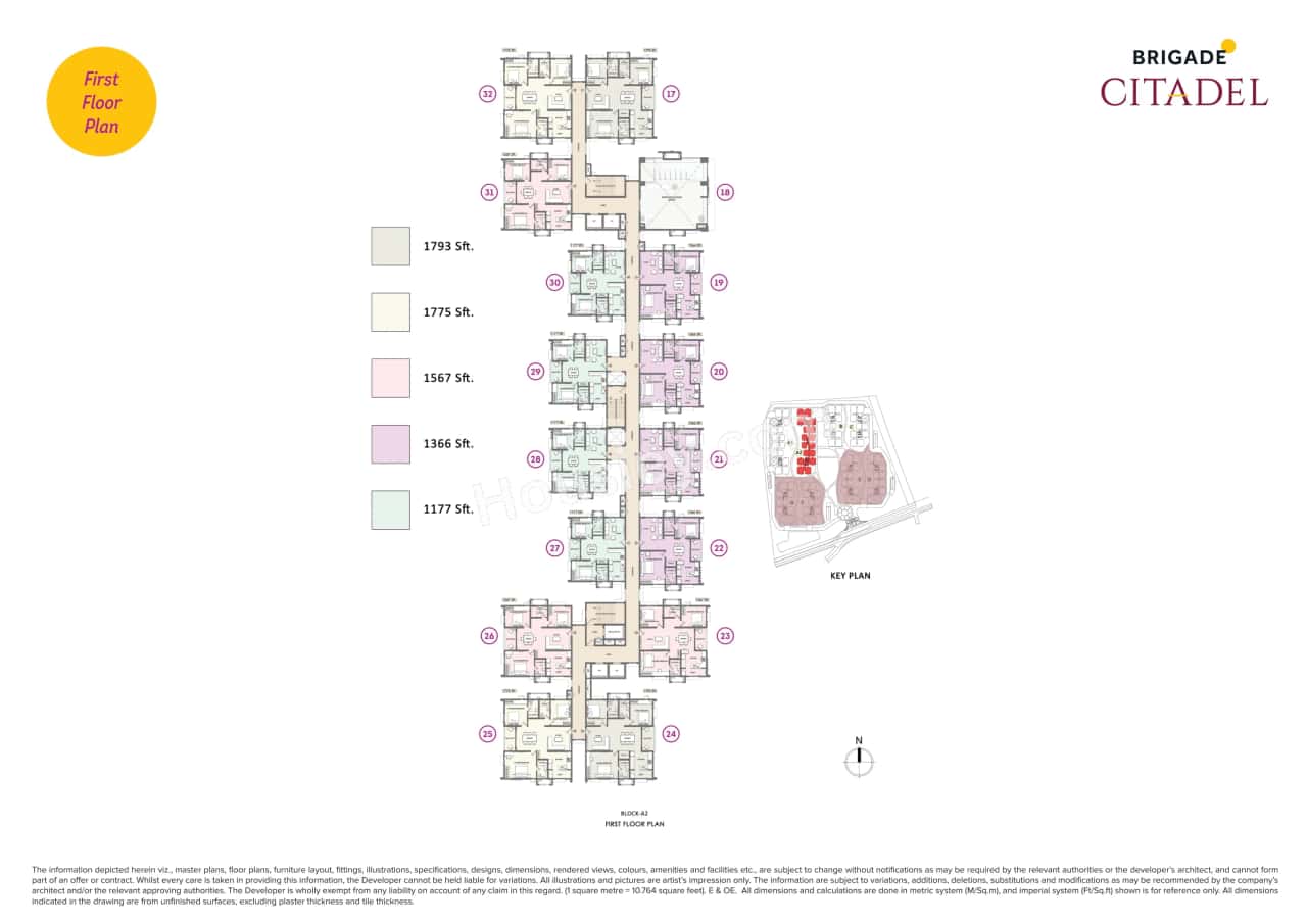 Brigade Citadel Floor plan 3