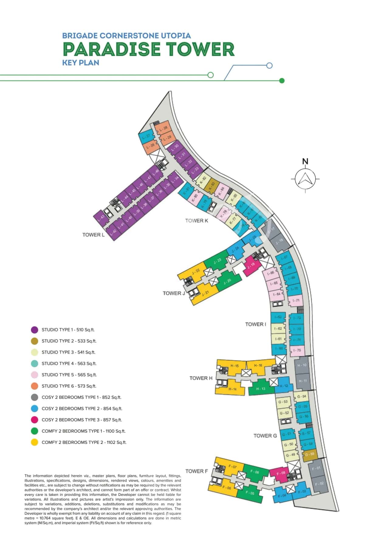 Brigade Cornerstone Utopia Phase 3 Floor plan 2