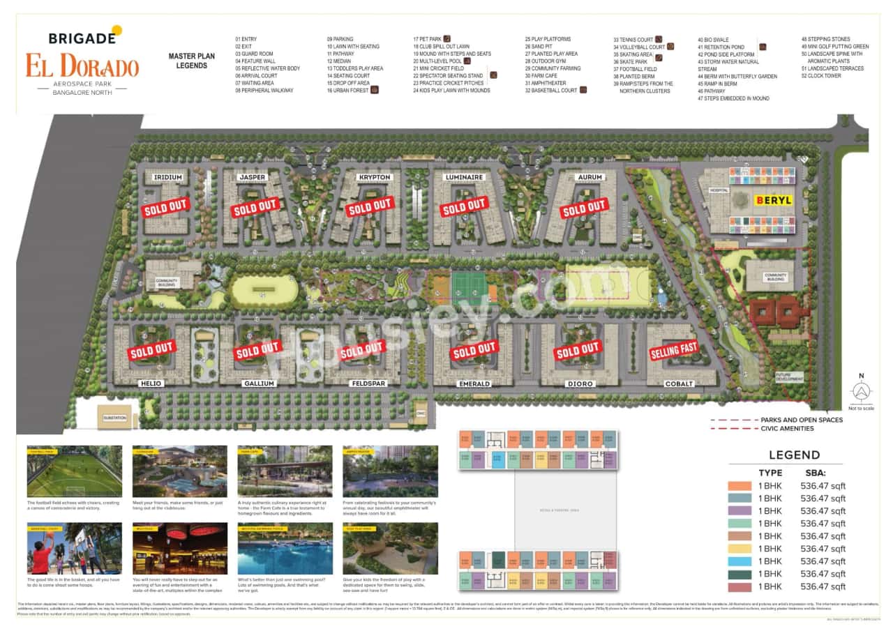 Brigade El Dorado Beryl Master Plan