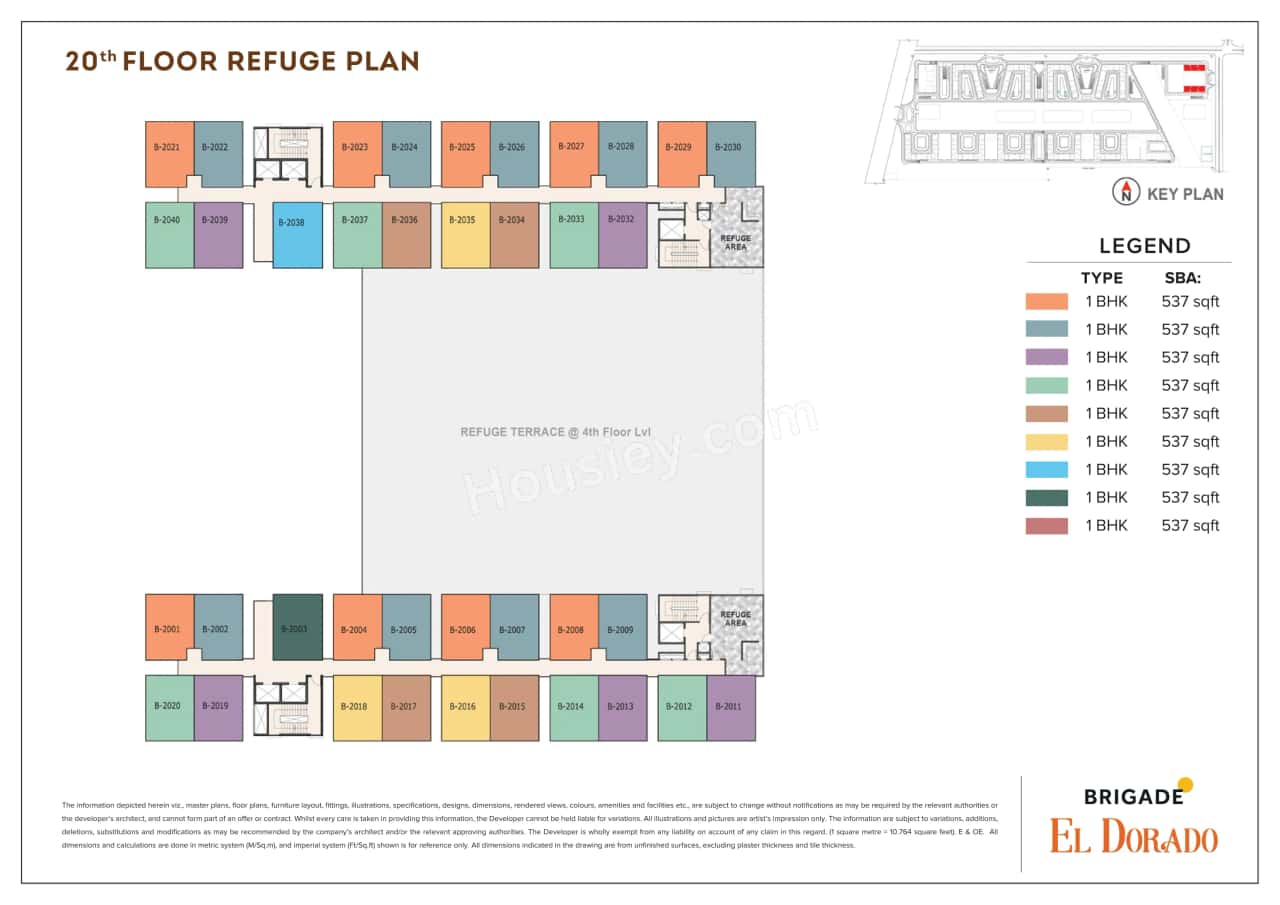 Brigade El Dorado Beryl Floor plan 3
