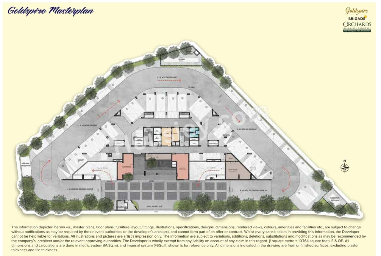 Brigade Orchards Goldspire Floor plan 1