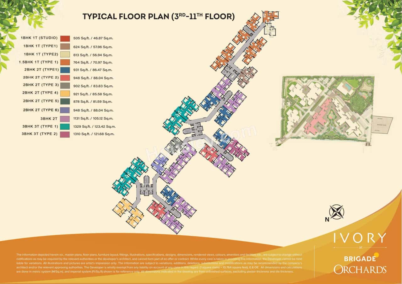 Brigade Orchards Ivory Floor plan 5