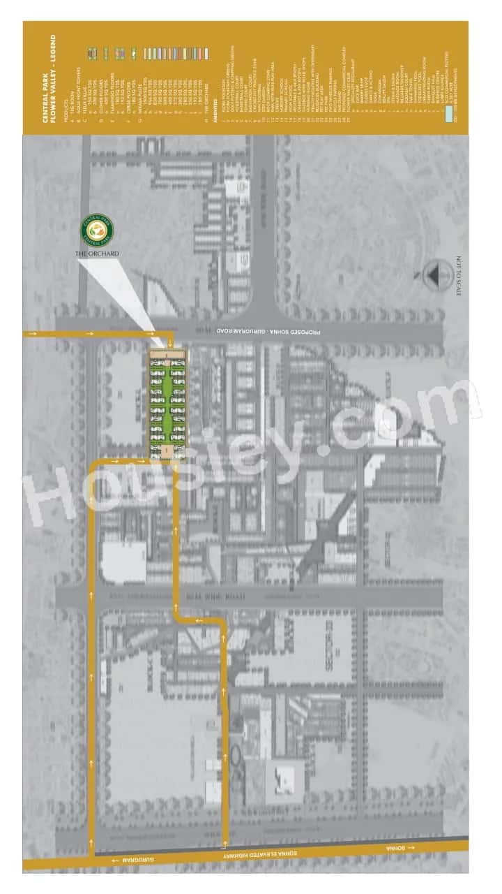 Central The Orchard Floor Plan