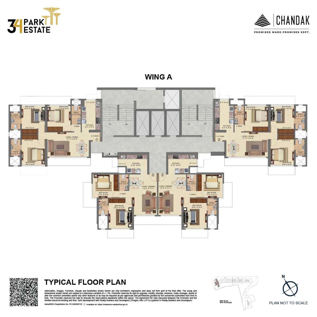 Chandak 34 Park Estate Floor plan 2