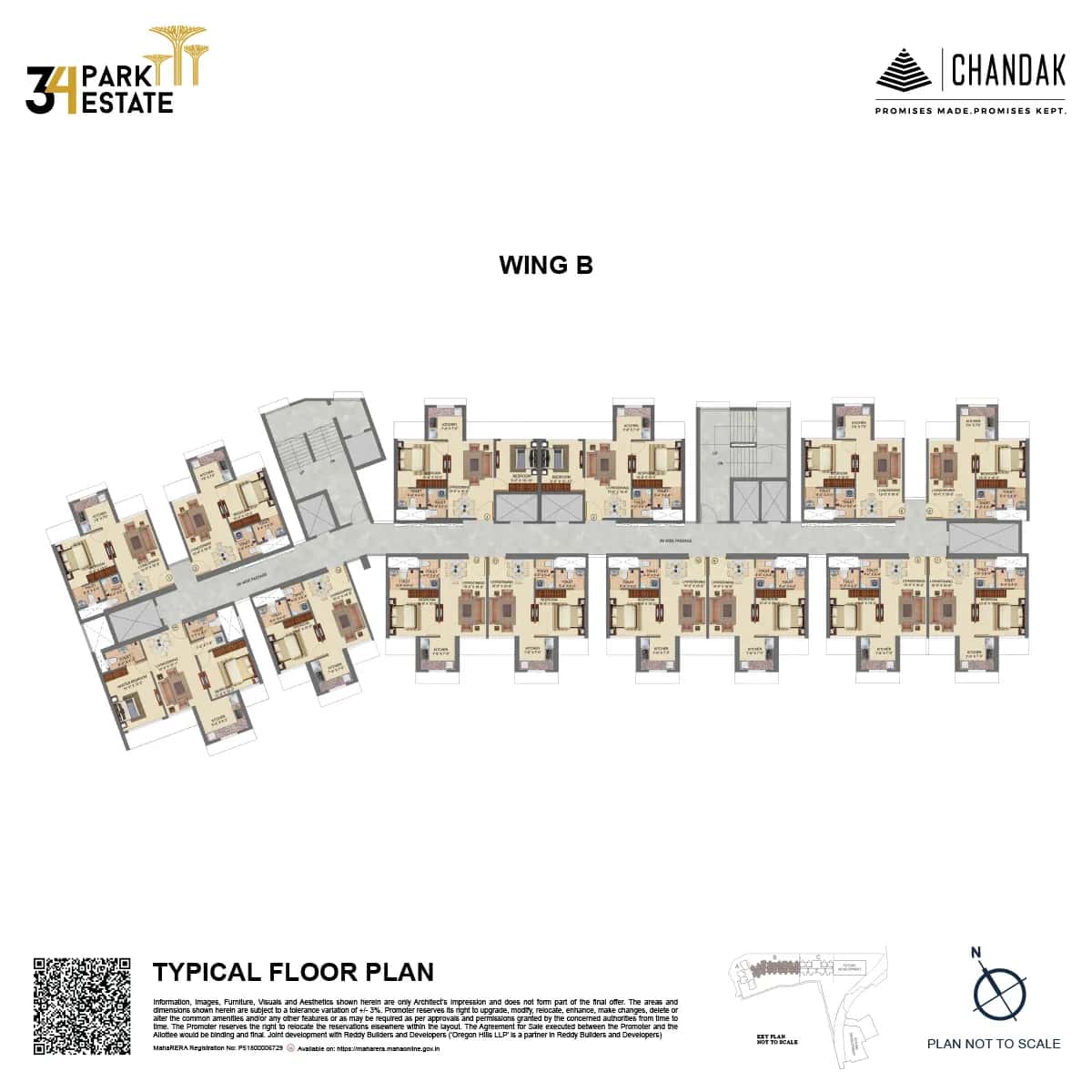 Chandak 34 Park Estate Floor plan 3