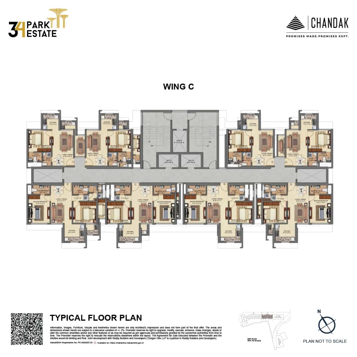 Chandak 34 Park Estate Floor plan 4