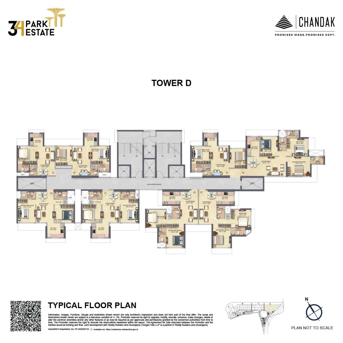 Chandak 34 Park Estate Floor plan 5