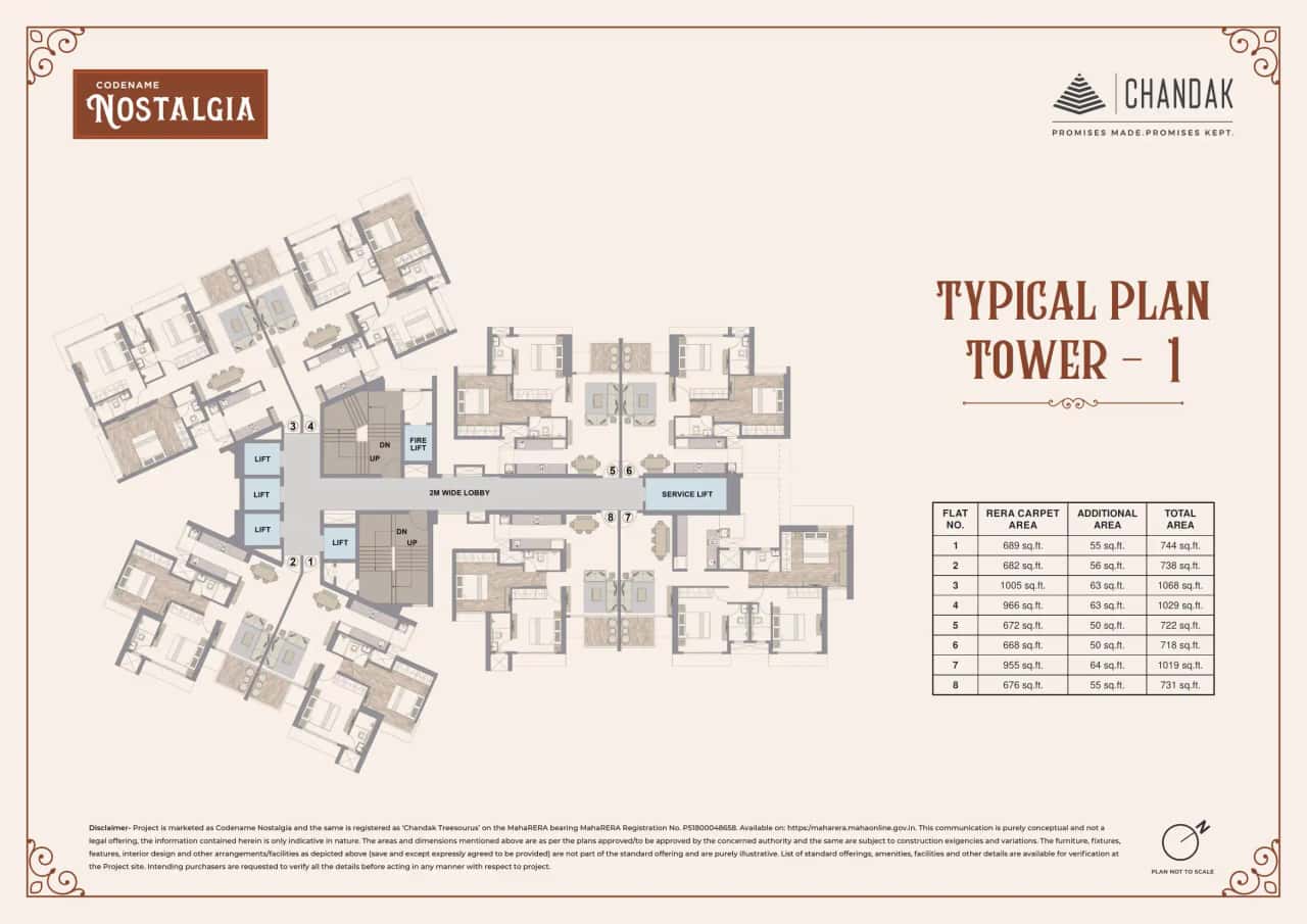 Chandak Codename Nostalgia Floor plan 2