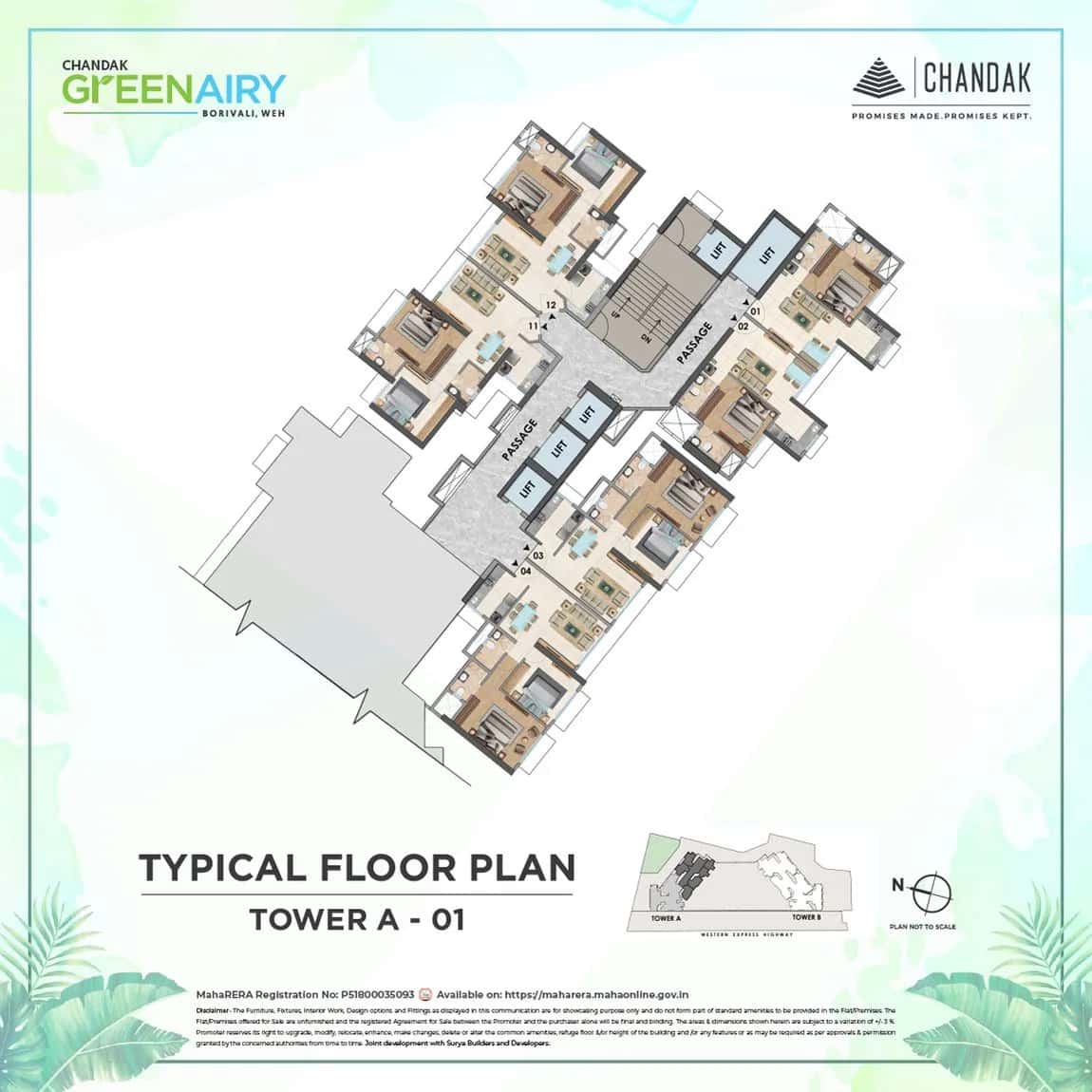 Chandak Greenairy Floor plan 2