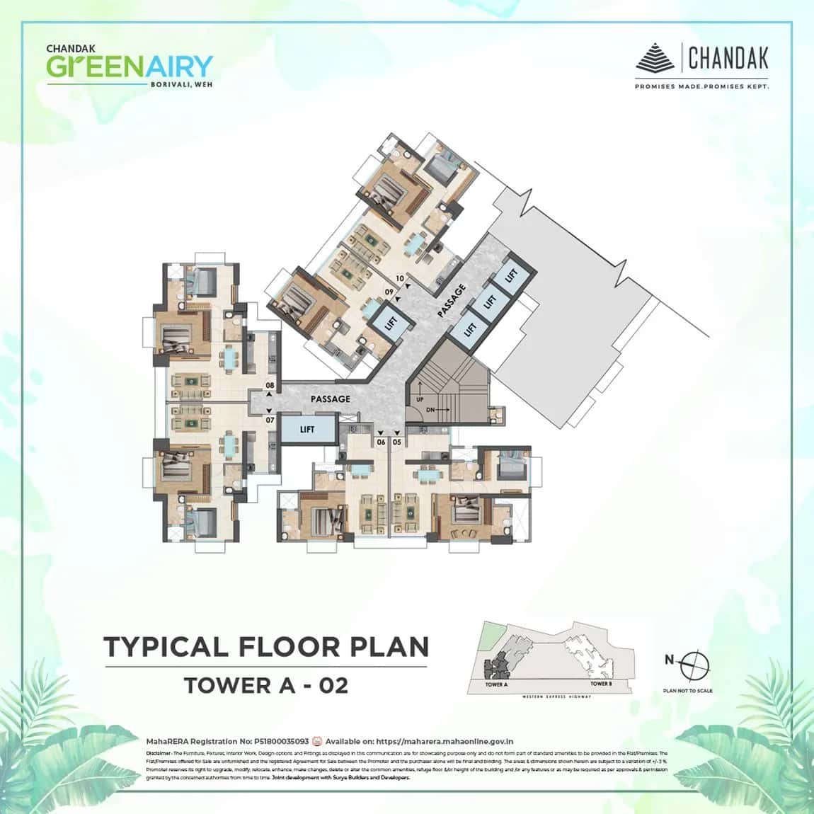 Chandak Greenairy Floor plan 3