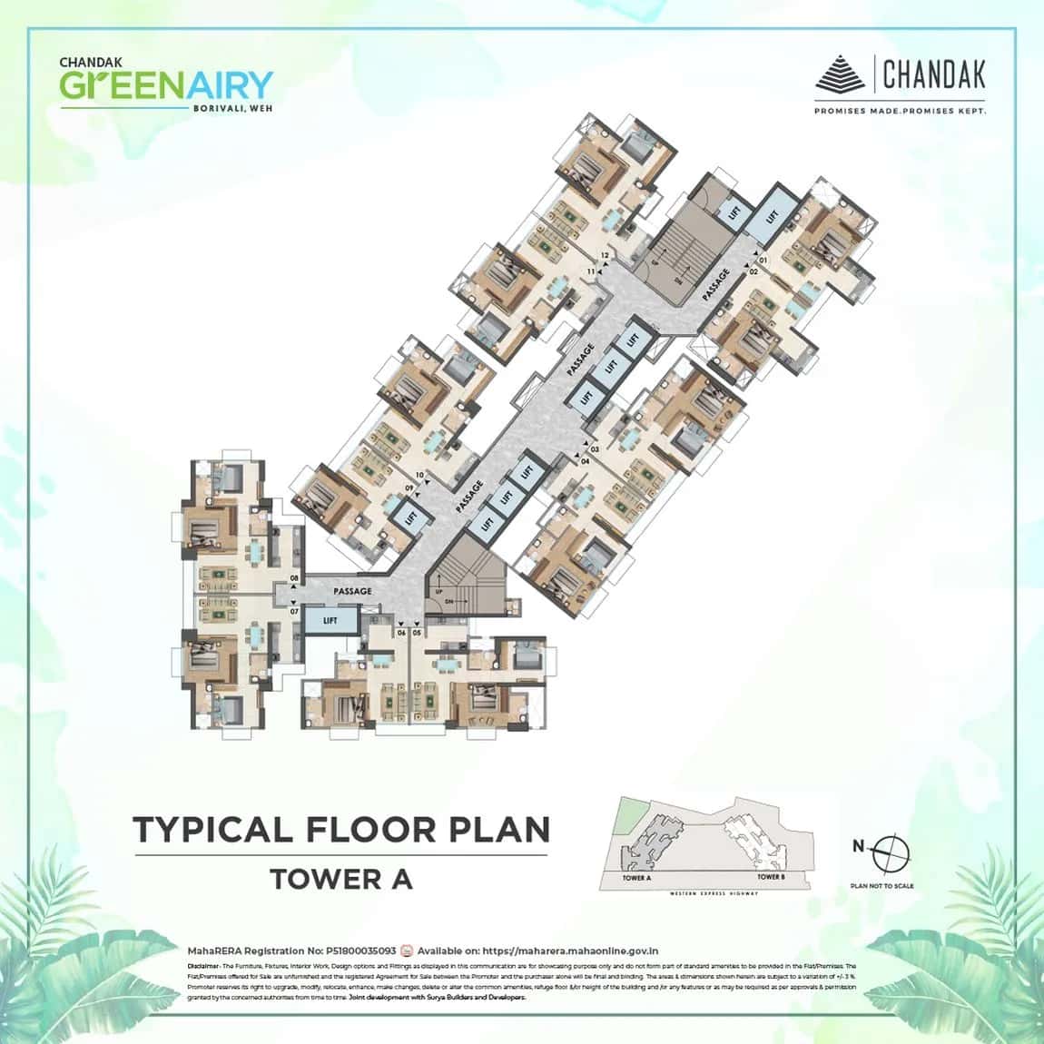 Chandak Greenairy Floor plan 1
