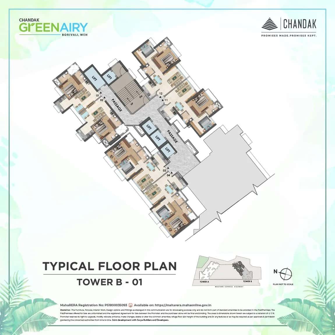 Chandak Greenairy Floor plan 5