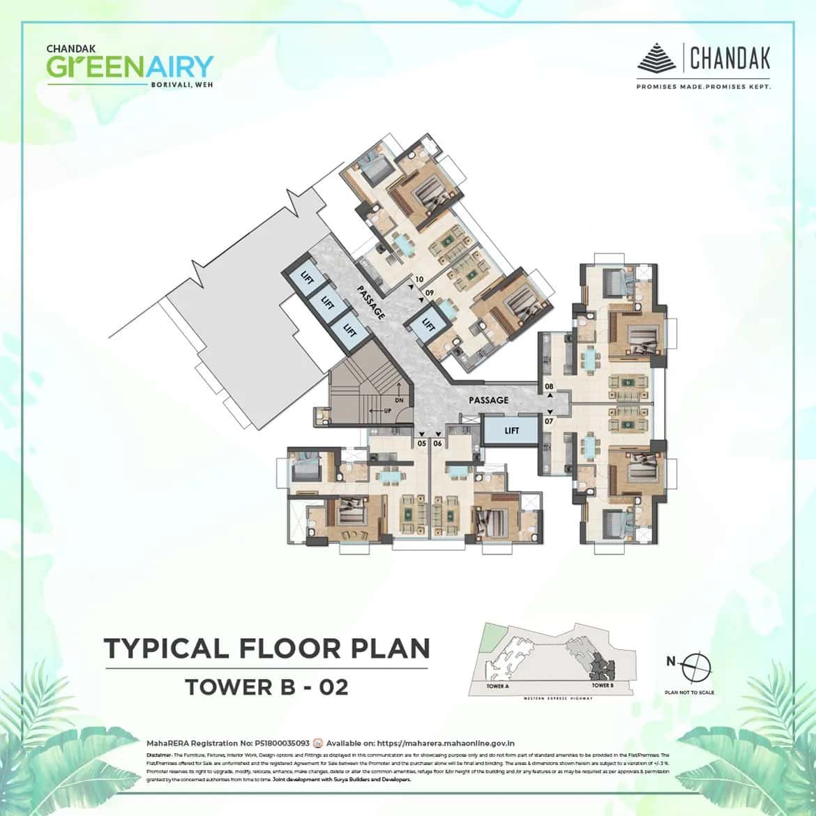 Chandak Greenairy Floor plan 6