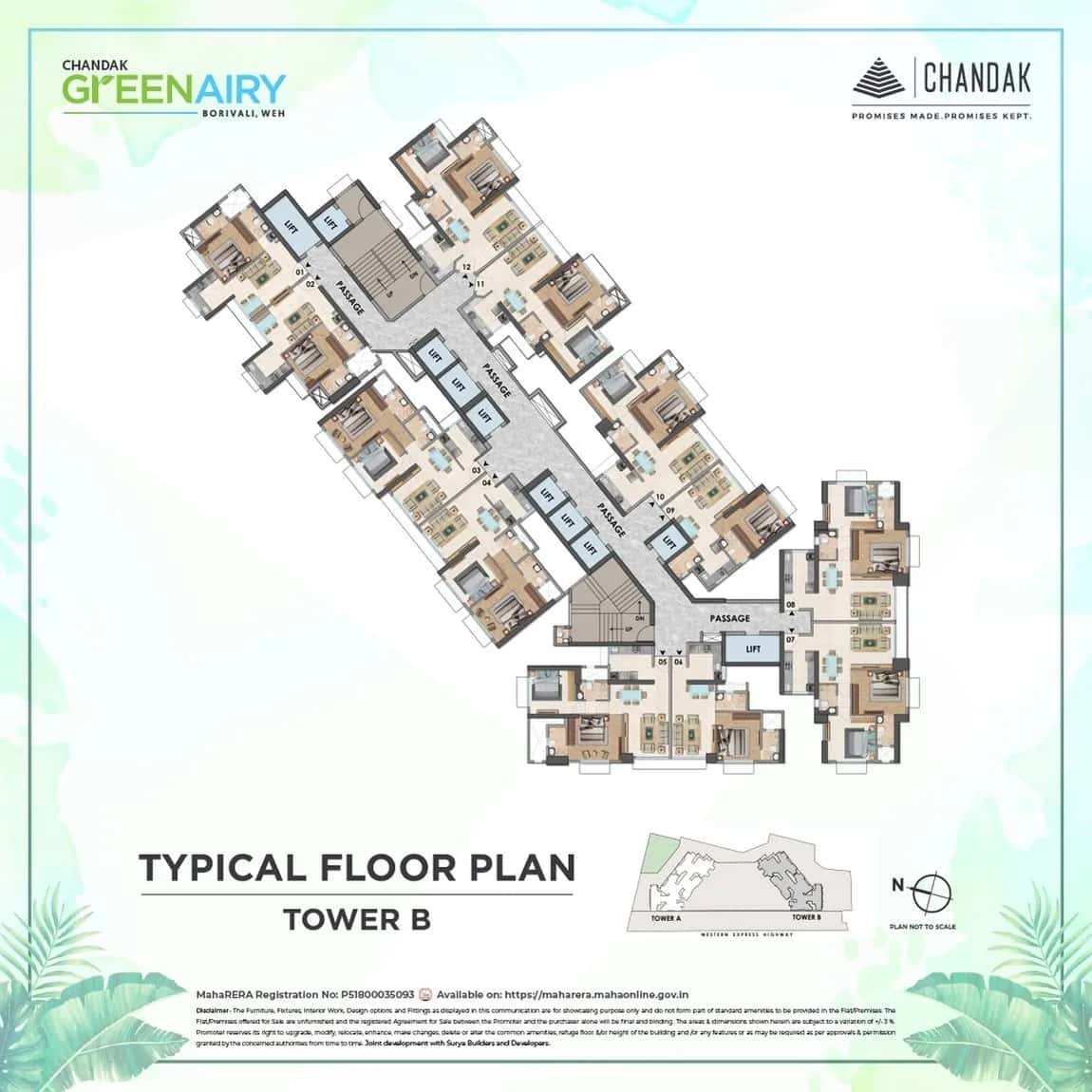 Chandak Greenairy Floor plan 4