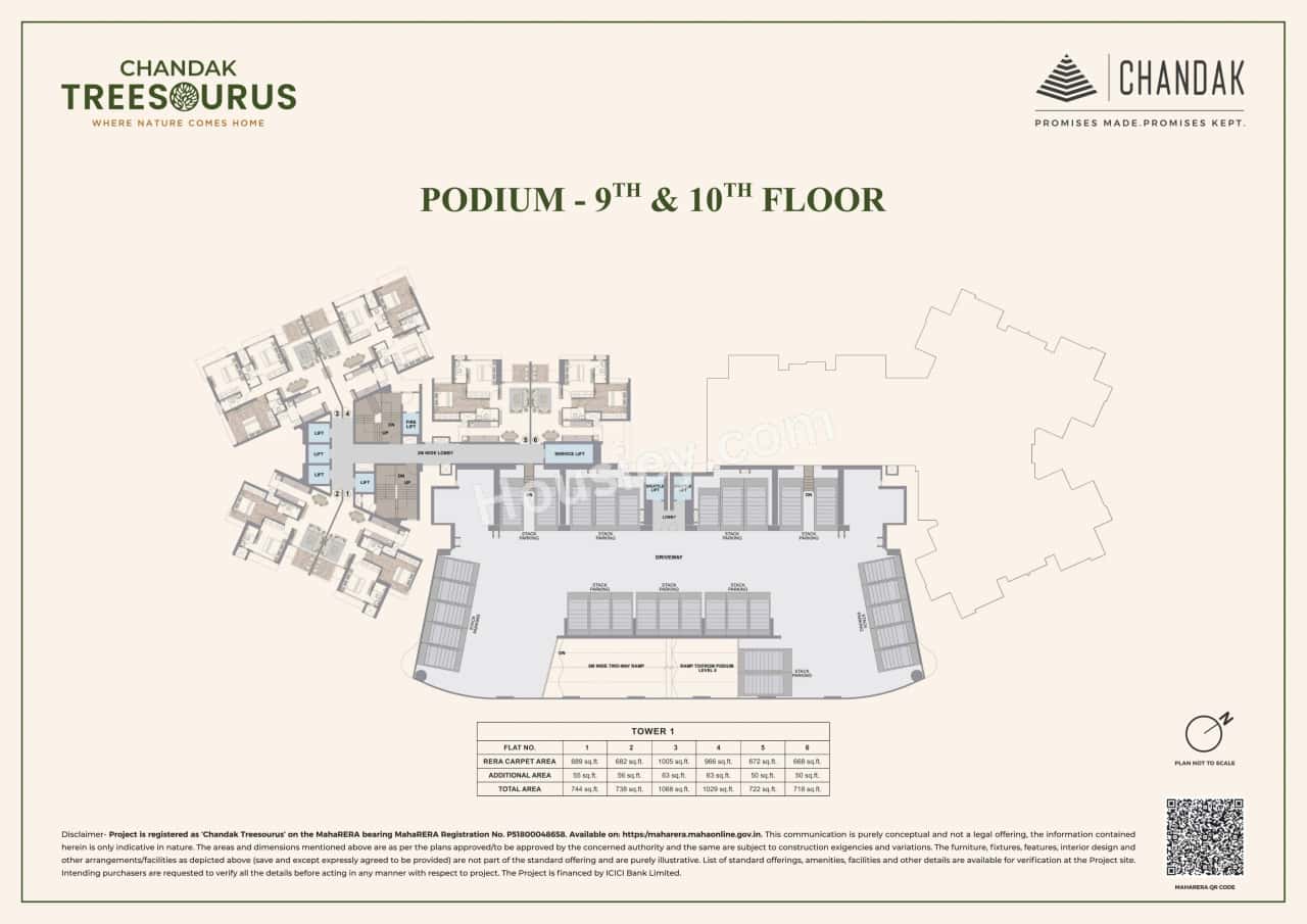Chandak Treesourus Floor plan 1