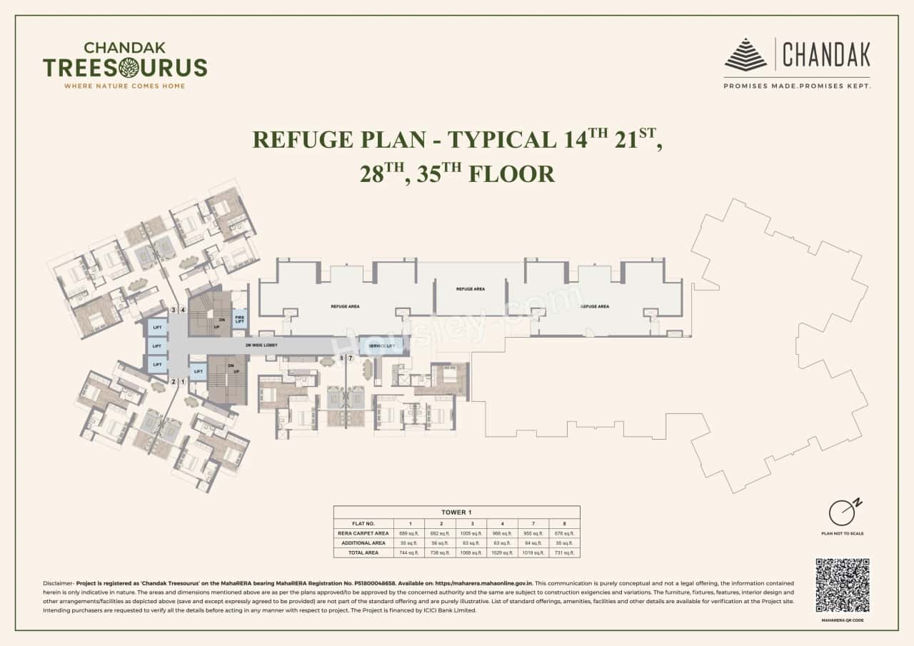 Chandak Treesourus Floor plan 3